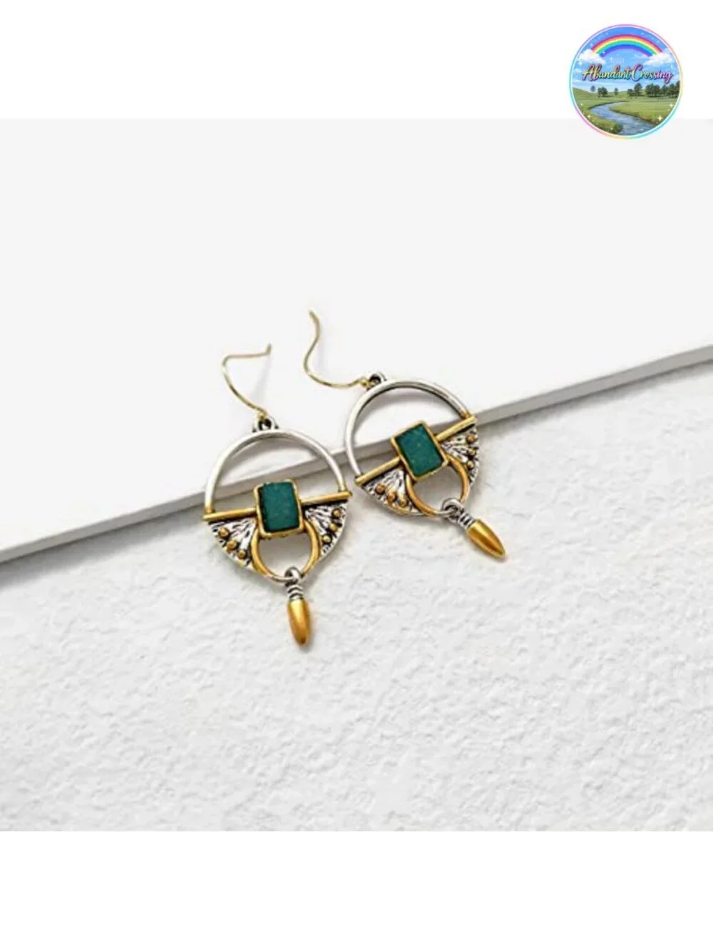 Vintage Boho Drop Dangle Earrings for Women 14K Gold Plated 925 Sterling Silver